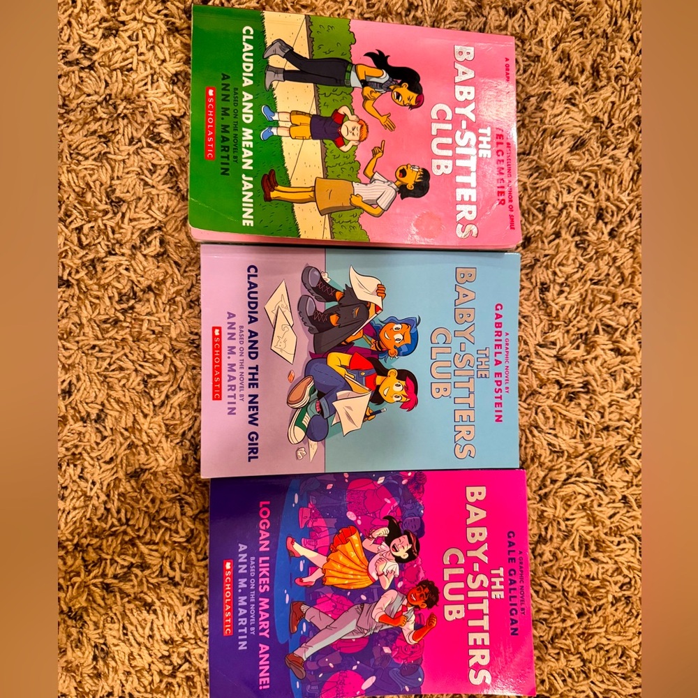 Three babysitters club books